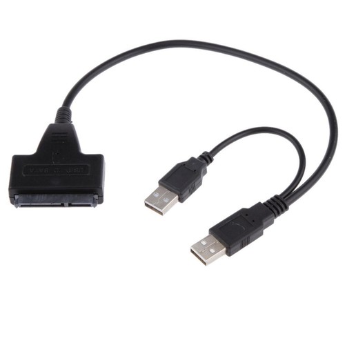 2.5" HDD USB 2.0 Interface Converter Cable Cord Black - Picture 4 of 5
