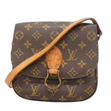 Louis Vuitton Shoulder Bag Monogram Sac Plat MM M51243 Brown Used Ladies From Ja