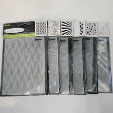 Darice Embossing Essentials Folders Paper Craft Lot Of 6  New  Lot F