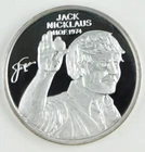 Jack Nicklaus 1974 PGA Hall of Fame 1 Oz 999 Silver Round Capsule C4232