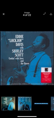 Eddie "Lockjaw" Davis Cookin' With Jaws & The Queen 4LP  Box Set