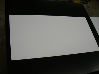 WHITE STYRENE POLYSTYRENE PLASTIC SHEET .010/" THICK 6/" X 6/" Light Diffusing