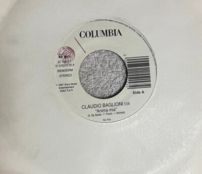 Claudio Baglioni / Bruce Springsteen    Anima Mia / Secret Garden   45,00