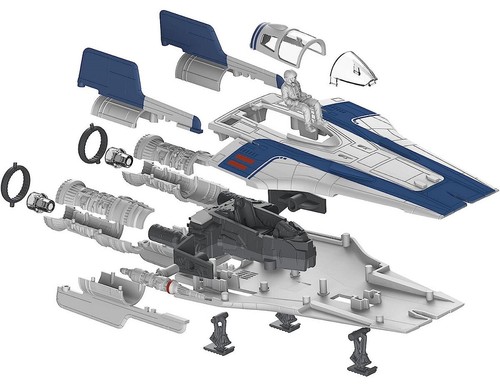 STAR WARS™ - RESISTANCE A-WING FIGHTER™ - Revell Modellbausatz 06762 - 1:44 - Picture 4 of 5