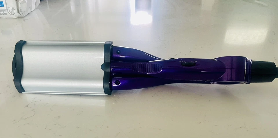 Cabelo de cama ferro ondulado roxo TIGI Wave Artist 3 waver frisador de praia - Imagem 2 de 4