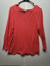 J.jill Pink Long Sleeve Sweater Dress Size L
