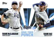 2023 Topps #12P-7 Shane McClanahan / Shane Baz One-Two Punch