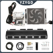 Kit Climatizzatore Sottolavello 6 Prese 12000 BTU 12V Universale A/C Camion Cab Bus 