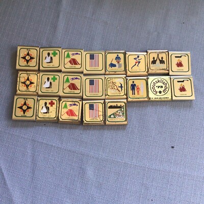 Lot of 21 BSA Belt Loop Merit Badges