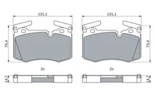Bosch 0 986 424 918 brake pad set, disc brake