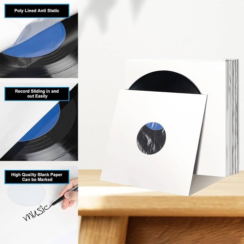LP Inner Sleeves White Poly - accessoires