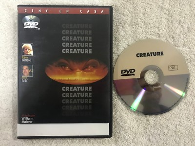 Creature DVD Klaus Kinski Stan Ivar William Malone IN Spanisch E English Horror