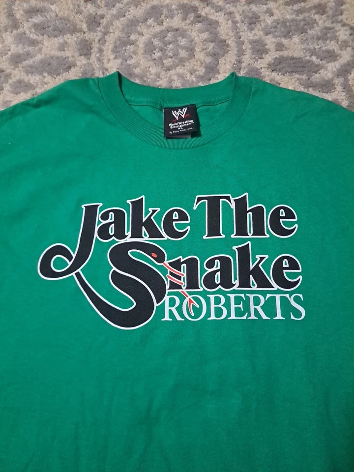 Camisa Jake The Snake Roberts WWE 2006 Wrestlemania 22 Verde XL Foto 2 de 4