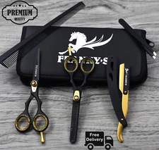 Professional Barber Salon Razor Edge Hair Cutting Scissors / Shears (5.5-Inch)