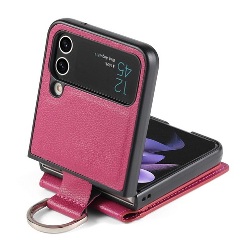 For Samsung Z Flip6 Flip5 Flip4 3 ShockProof Leather Card Slot Ring Case Cover - Picture 28 of 40