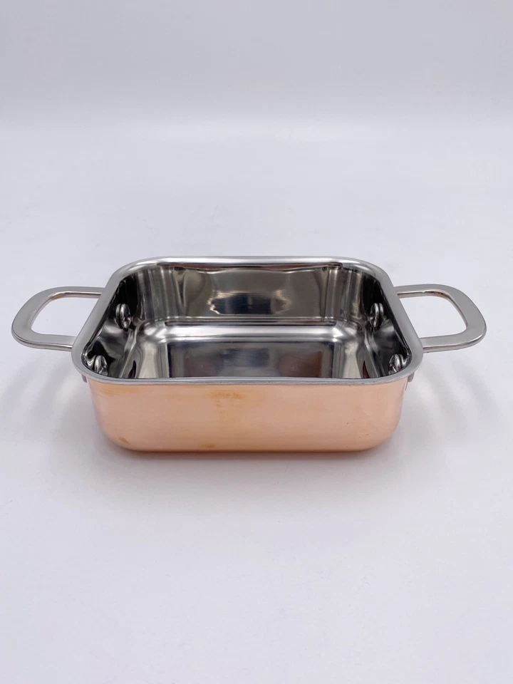 Batteria Di Pentole Luxor Kasanova 4 Pezzi In Rame Alluminio Acciaio Con Coperch - Immagine 3 di 4