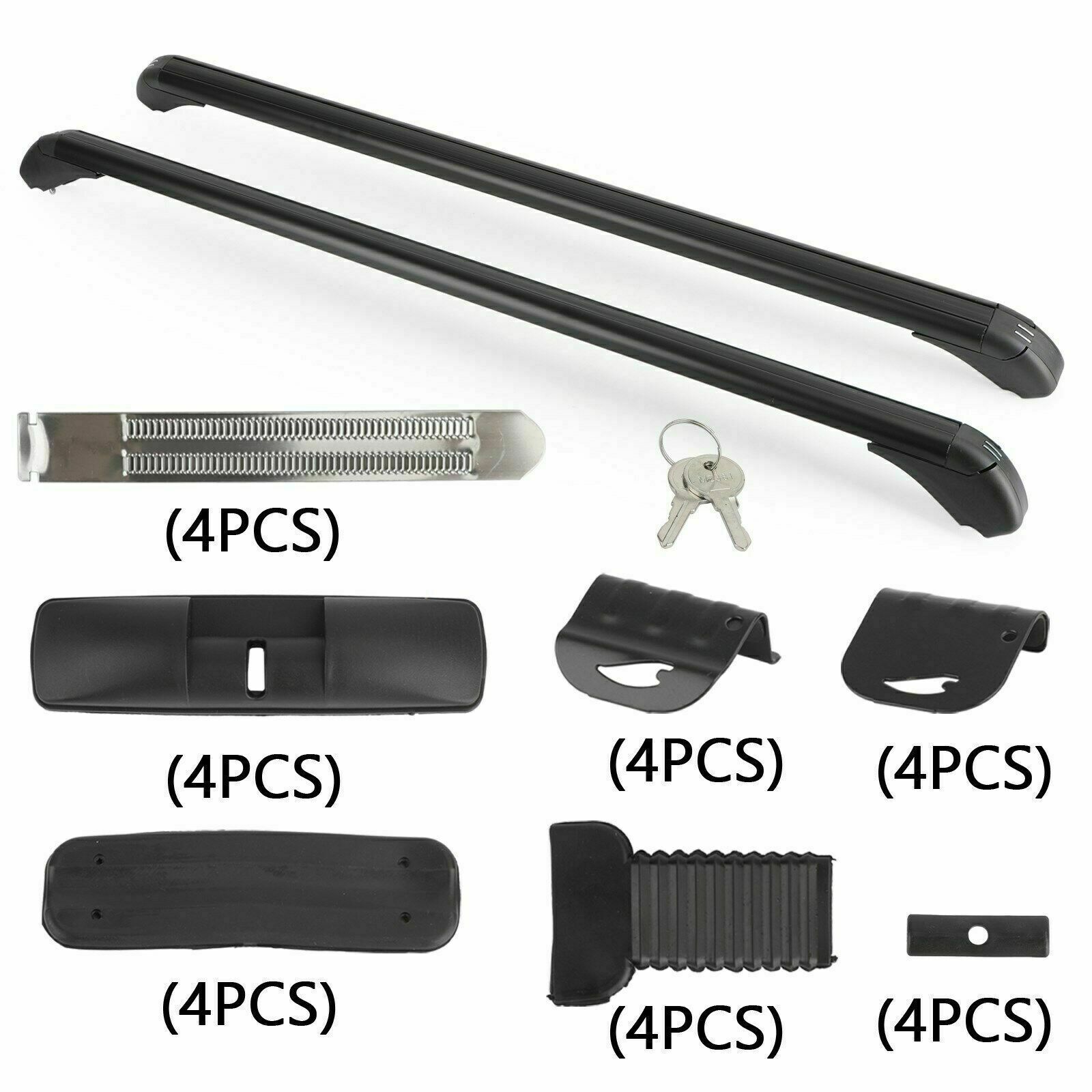 For Honda Fit 2010-2020 41.3" Car Top Roof Rack Cross Bar Cargo Luggage Carrier