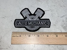 CUSTOM MADE Embroidered Auto Mechanic Patch Pistons Gears Iron On and/or Sew On