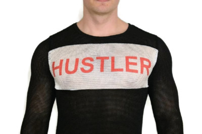 Fight Club HUSTLER SHIRT Tyler Durden Mesh Rare Costume Jersey