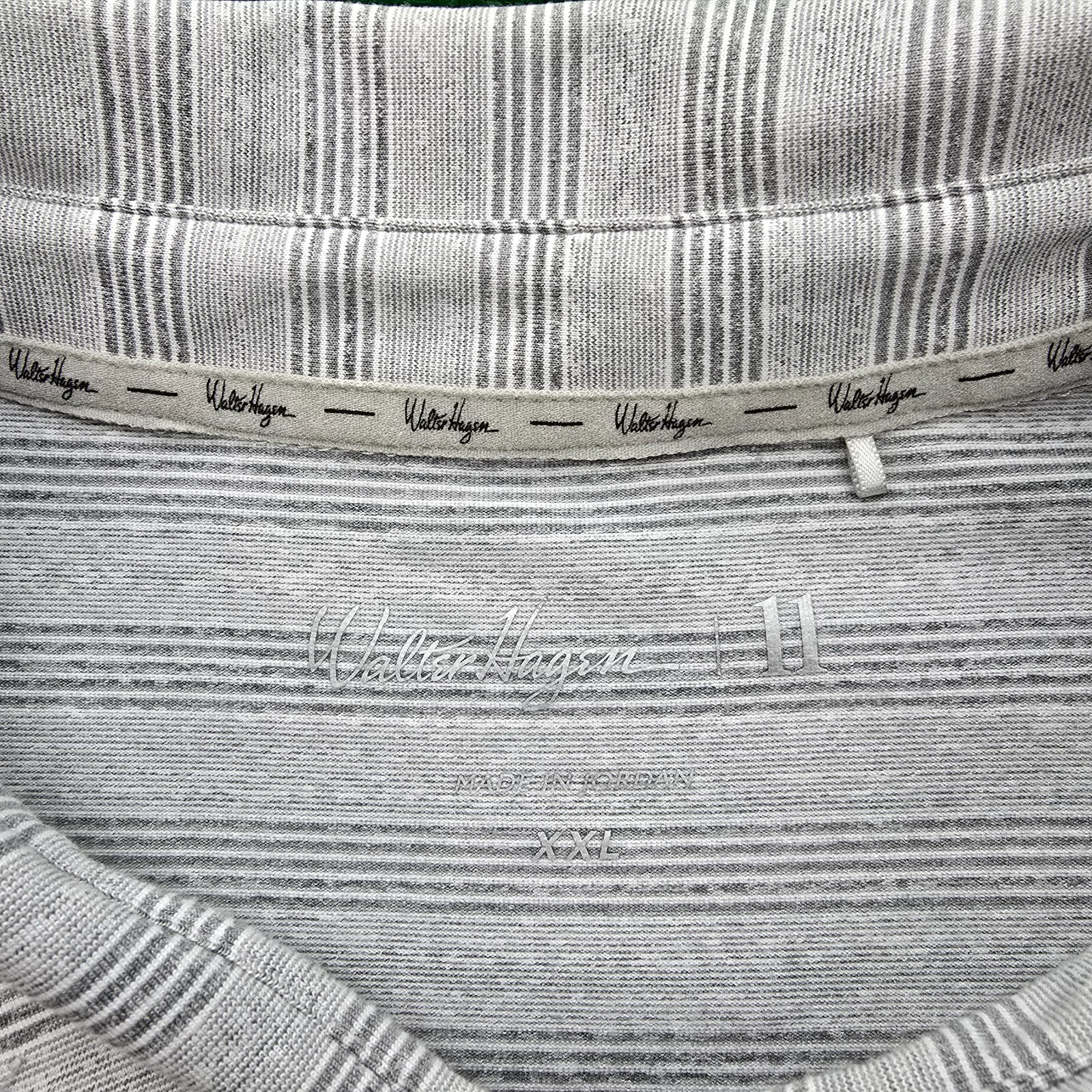 Walter Hagen Polo Shirt Mens 2XL Striped Short Sleeve Golf Performance 11 Majors thumbnail 6