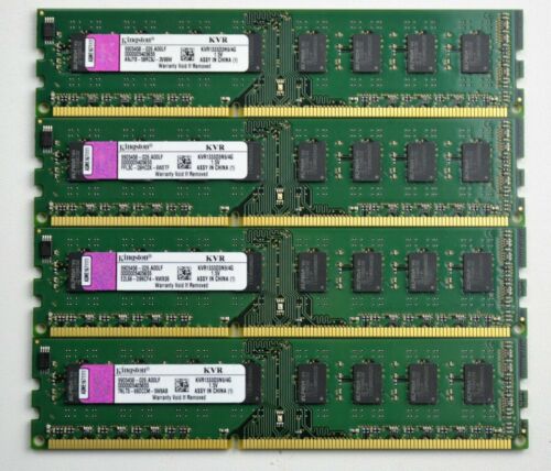 4 GB 2x 4GB 4x 4 GB DDR3 PC RAM 1333 MHz PC3-10600 per PC standard 8 GB 16 GB  - Foto 1 di 21