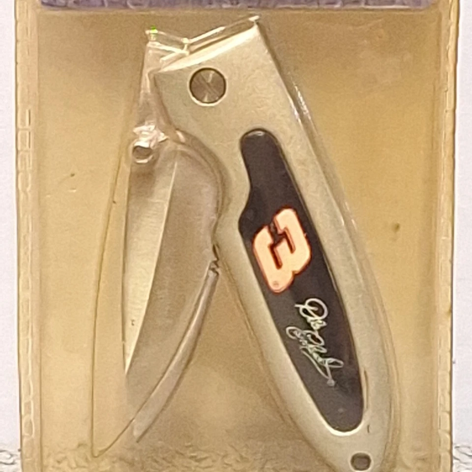 Faca de bolso dobrável Dale Earnhardt Sr #3 NASCAR lâmina de aço inoxidável. - Imagem 2 de 4