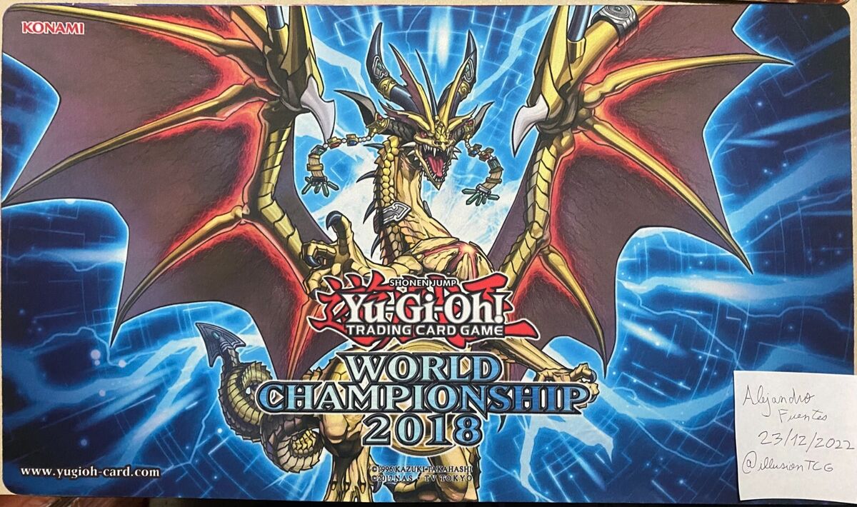 Yu-Gi-Oh! World Championship Celebration 2018 Sanctity of Dragon Rubber  Playmat