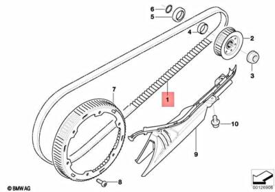 2003 BMW F650cs ABS Main Drive Belt 27727682887 for sale online | eBay