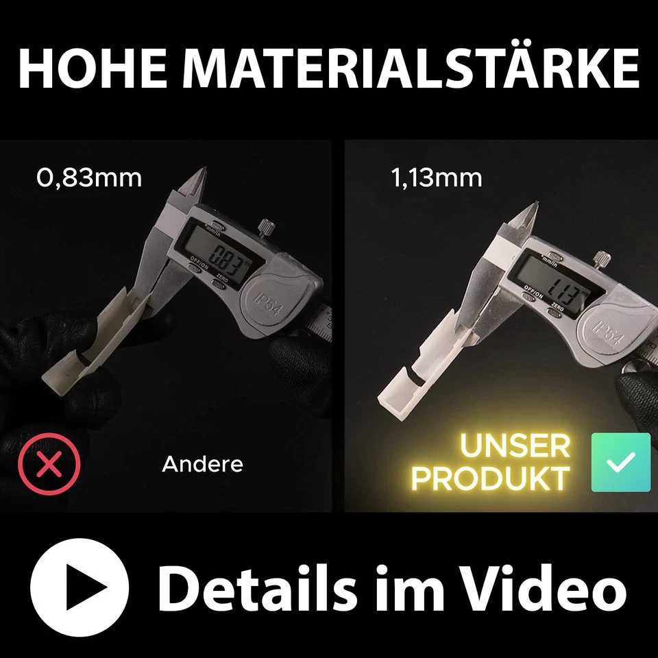 Tapas de ventana adecuadas para cojinetes de tijera Winkhaus, tapa de seguridad NUEVO - Imagen 3 de 4