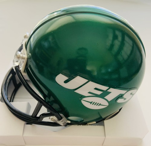 Donnie Abraham 2002-2004 New York Jets Autographed Signed Mini Helmet COA Proof - Picture 3 of 6