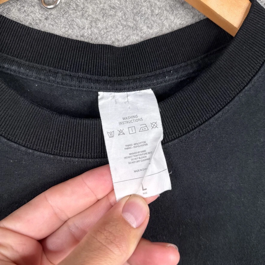 ASAP Rocky Injured Generation Tour T Shirt Mens Large L Black Long Sleeve 2019 - Image 4 of 4