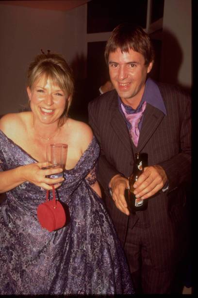 Television presenter Fern Britton and Neil Morrissey 1997 TV OLD PHOTO