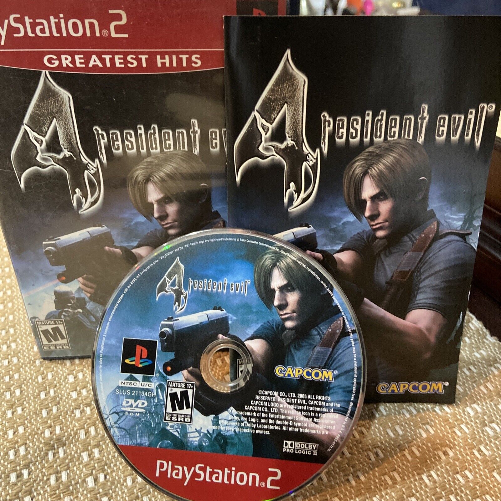 RESIDENT EVIL 4 (PS2) (PAL) Original ISO : CAPCOM : Free Download