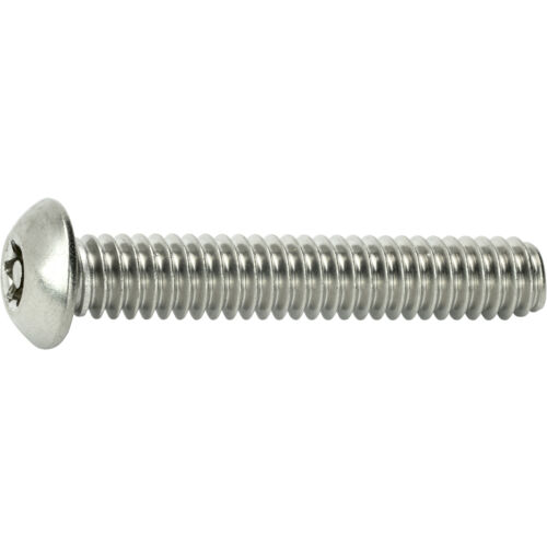 10-24 x 1-1/2" Torx Security Machine Screws Button Head Stainless Steel Qty 50 - Picture 2 of 6