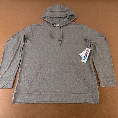 32 Degrees Coll Men's Large Heather Gray Long Sleeve Pocketed