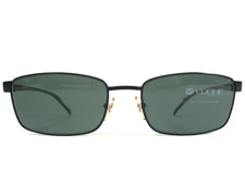 Vogue Sunglasses VO3431-S 352-S/6 Black Square Frames with Green Lenses