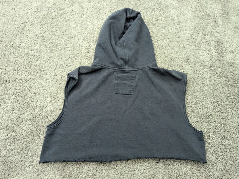 Sudadera con Capucha Dallas Para Mujer Mediana Sin Mangas Recortada Coliseo Atlética Foto 4 de 4