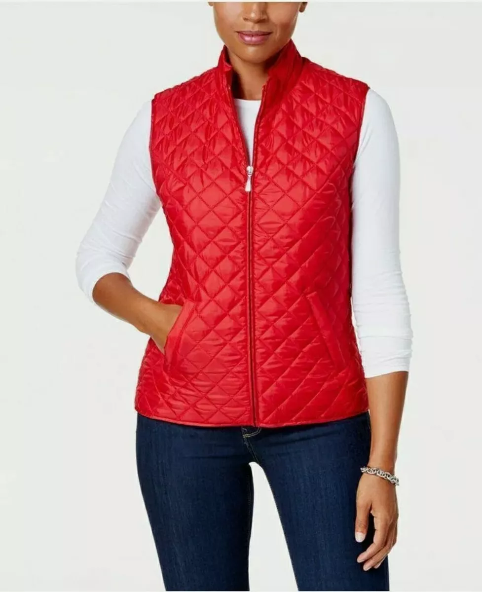 Karen scott vest sleeveless best sale quilted