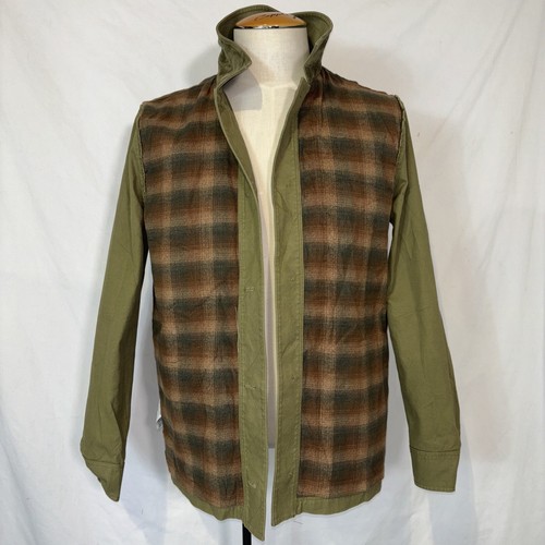 New J. Crew Olive Military Green Jacket Pockets Coat Button Down Corduroy Sz M - Picture 4 of 20