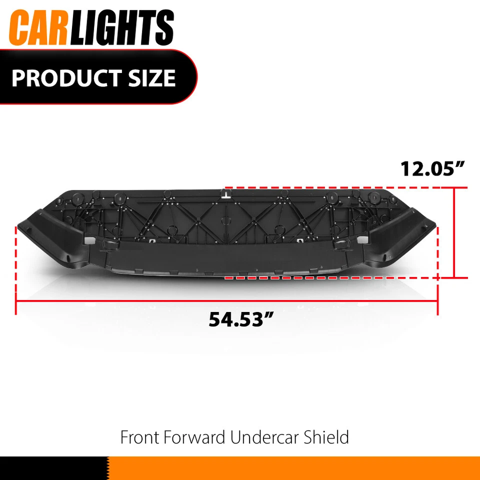 Front Forward Undercar Engine Splash Shield 8W0807611A Fits 2017-19 Audi A4 - Imagem 3 de 4