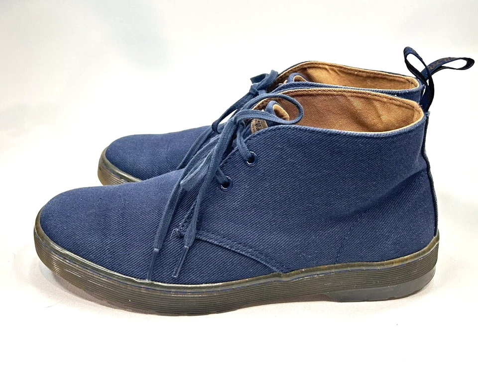 : Botas Dr. Martens para hombre/mujer 9/10 denim Mayport lona desierto encaje corte al tobillo Foto 2 de 4
