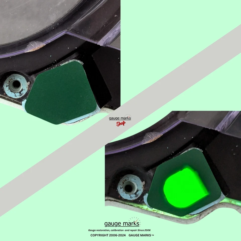 NEW! 70-78 CAMARO DASH TURN SIGNAL LENS PAIR - ADHESIVE BACKED - MADE IN USA - Image 4 of 4