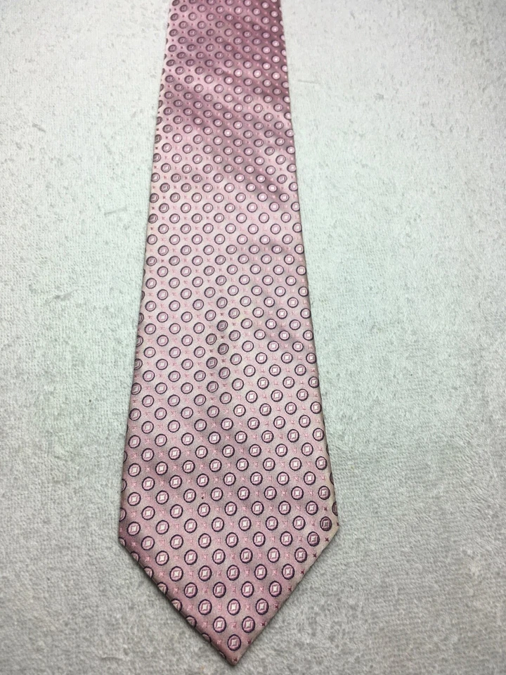 CORBATA HOMBRE JONES NEW YORK ROSA CON NEGRO BLANCO 3,75 X 61 Foto 2 de 4