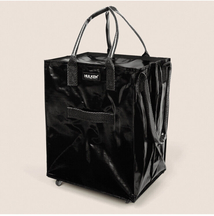 New Hulken Bag Black Folding Zipper Cover Trolley Luggage New Hulken Bag Black Folding Zipper Cover Trolley Luggage