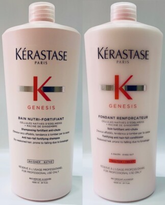 Bain Nutri Fortifiant 1000ML + Fondant Genesis 1000ML Kerastase | eBay