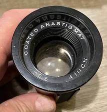 Coated Anastigmat 4 Inch f3.5 Projector Lens for SAWYER, GAF ETC. With Lens Case