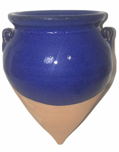 xmas Spanish Selena Flat Back Wall Pot. Planter Red, Green,Blue, Black,Ochre - Picture 23 of 33