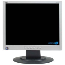 Acer Al1715 Schermo Monitor Lcd Display 17" 4:3 5:4 Vga Casse Audio Multimediale