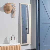 Homcom GanzköRperspiegel 160 X 50 Cm Rechteckig Standspiegel Mit Steinoptik Weiß