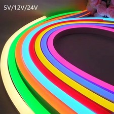 5V 12V 24V COB LED Strip Light Flexible Tape Lights DIY Indoor Cabinet Kitchen